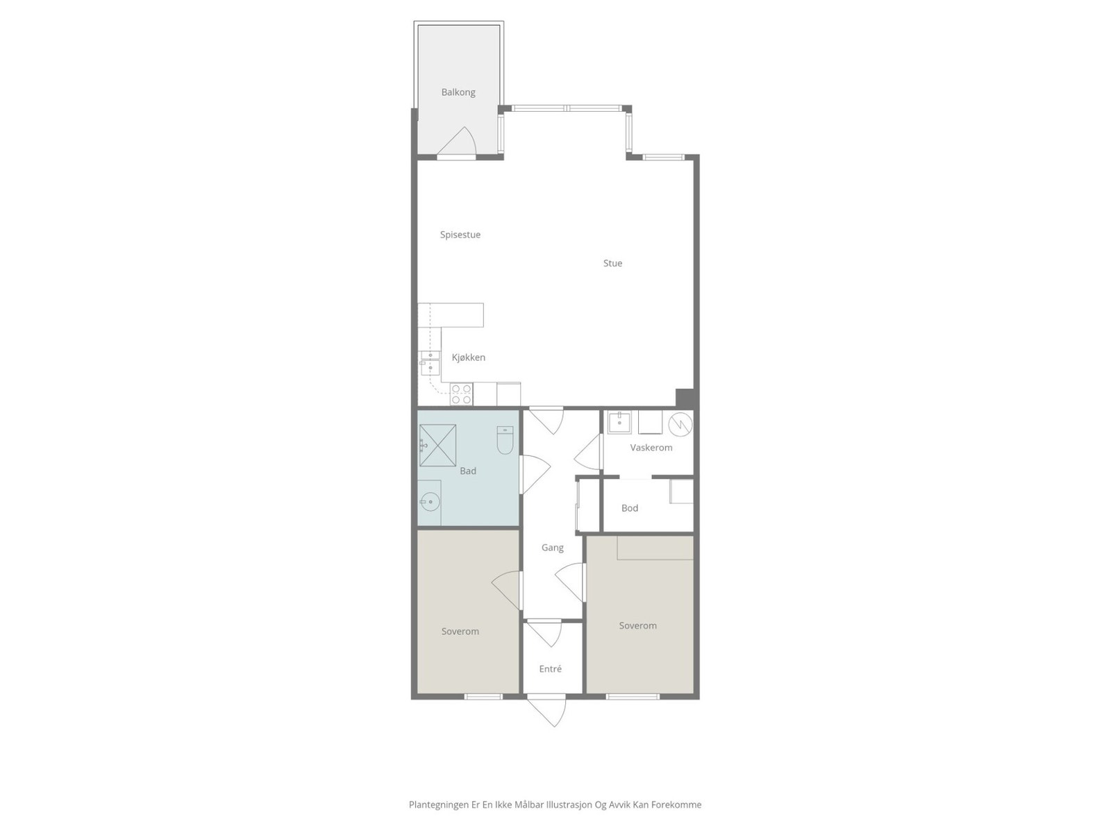 Plantegning Galleribilde