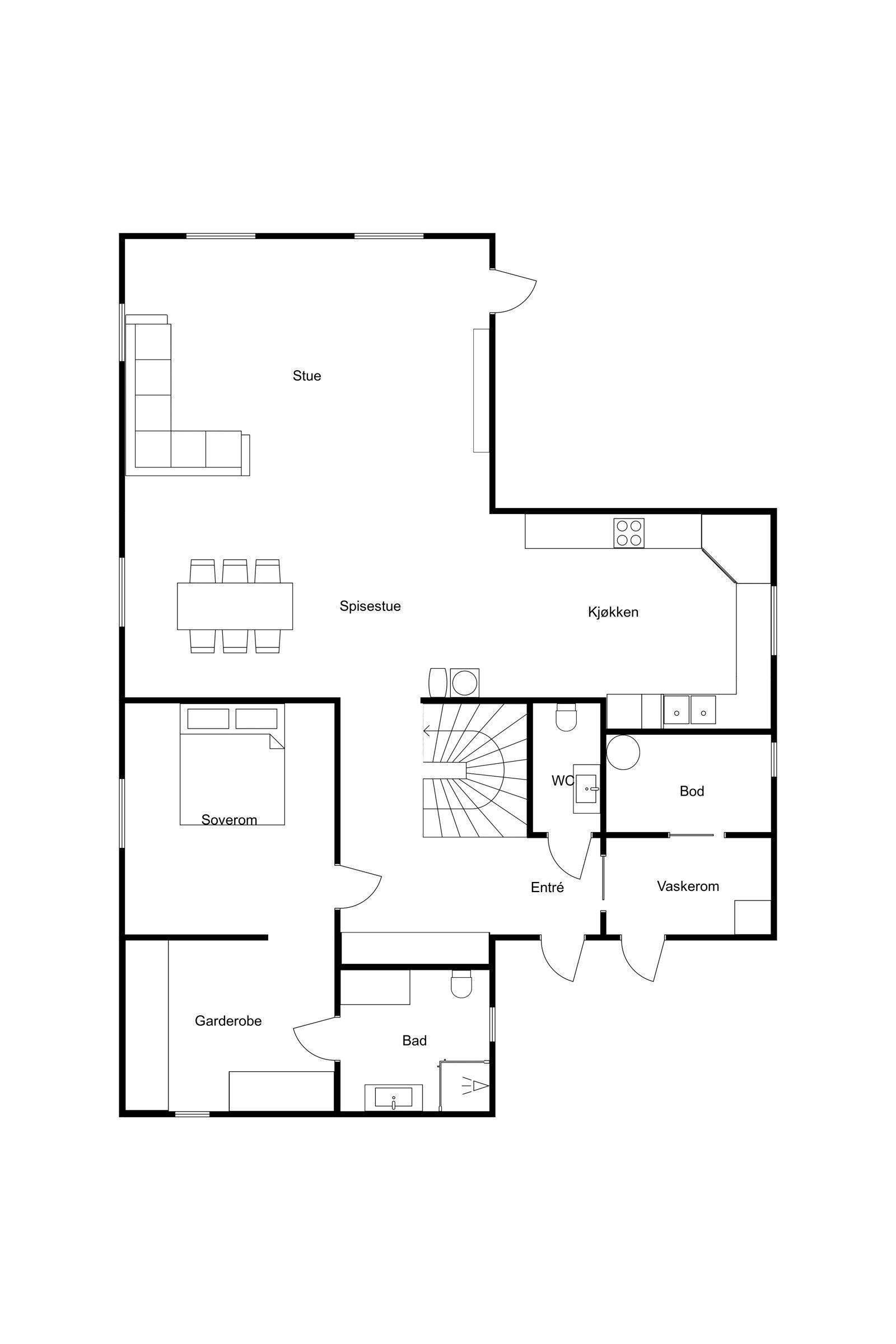 Skauhellinga 103 - 2D - 1. etasje - Image kopia Galleribilde