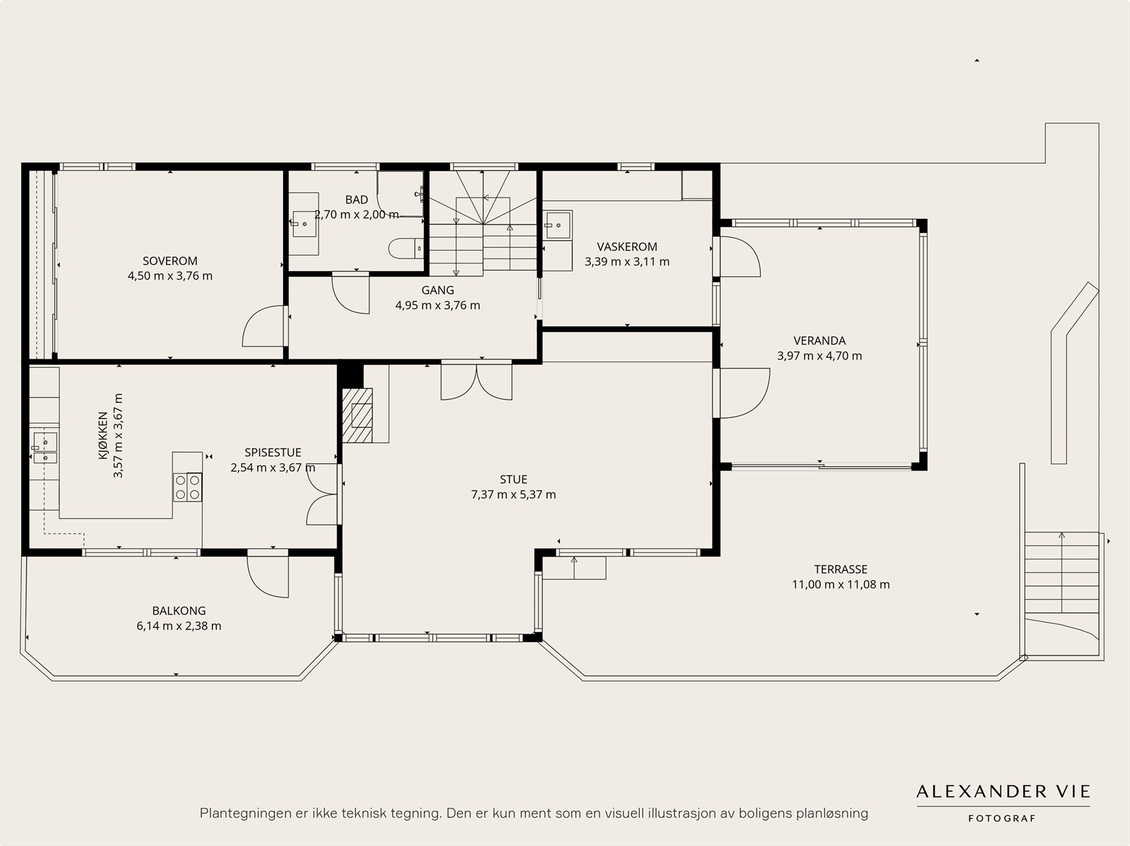 Plantegning over 2.etasje Galleribilde