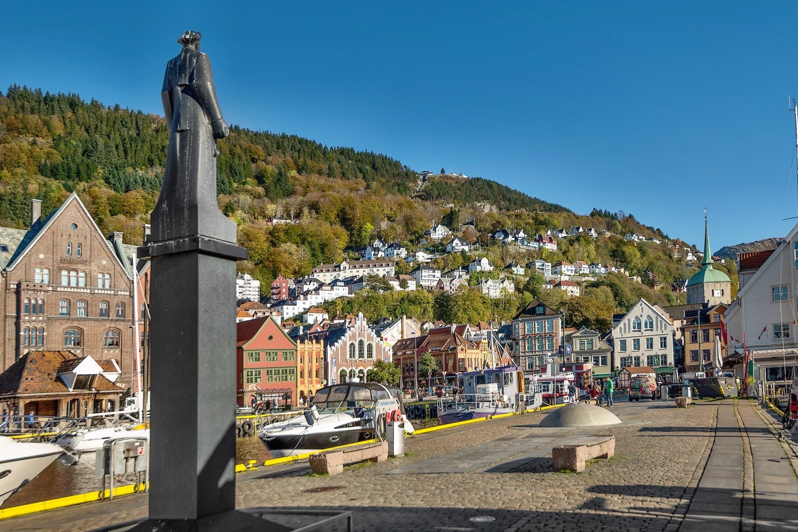 Til Bergen sentrum med alle service- og underholdningstilbud spaserer man på ca. 10 minutter. Galleribilde