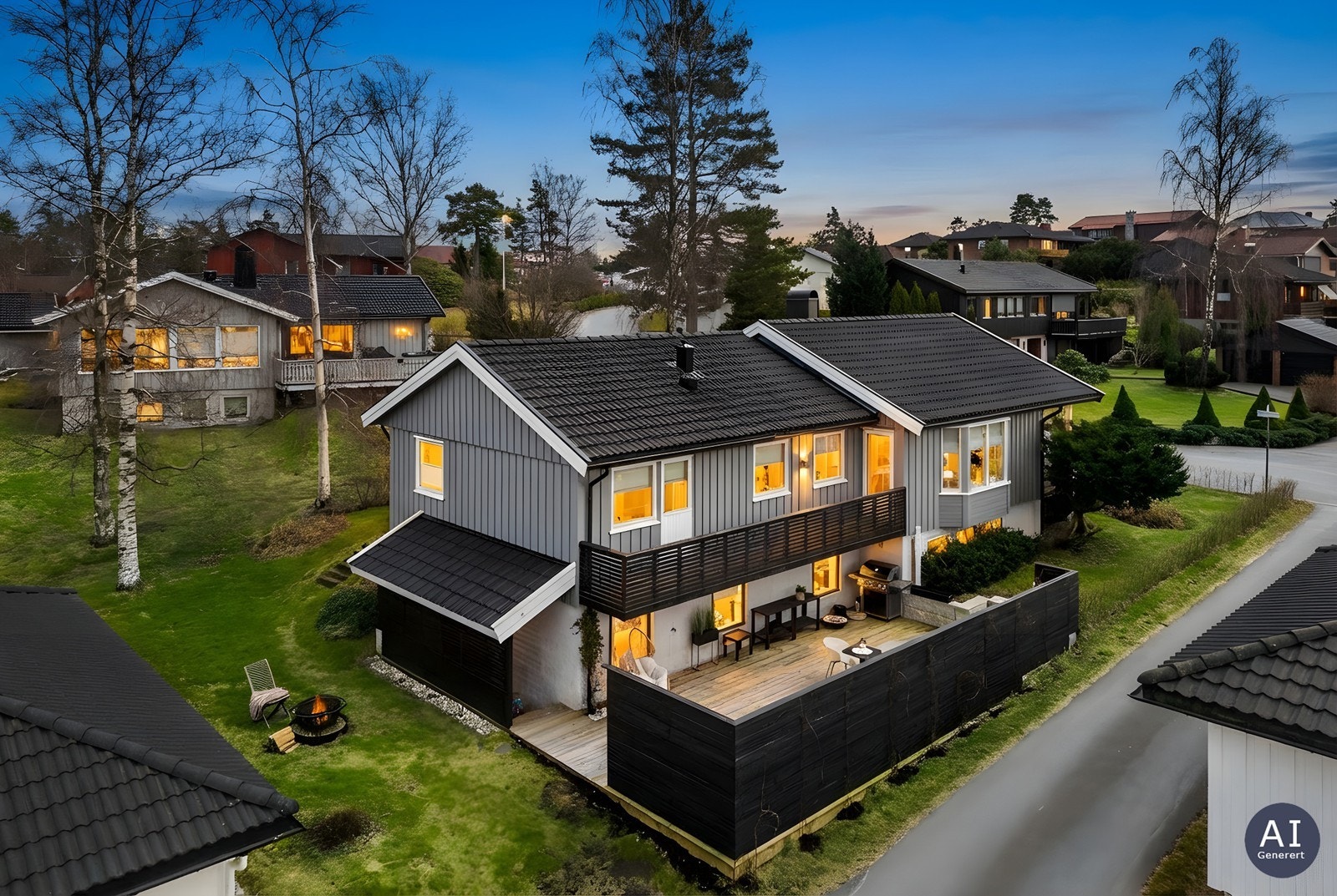 Velkommen til Nesleveien 21 - Presentert av EiendomsMegler1 ved Birgit Grandahl Galleribilde