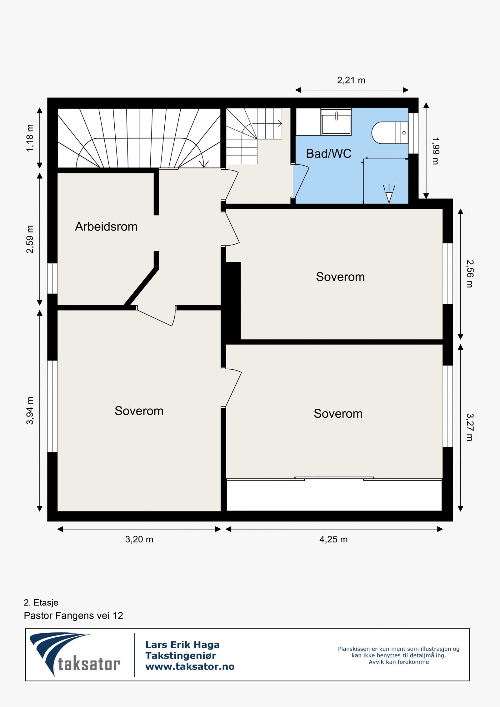 Plantegning - 2. Etasje Galleribilde