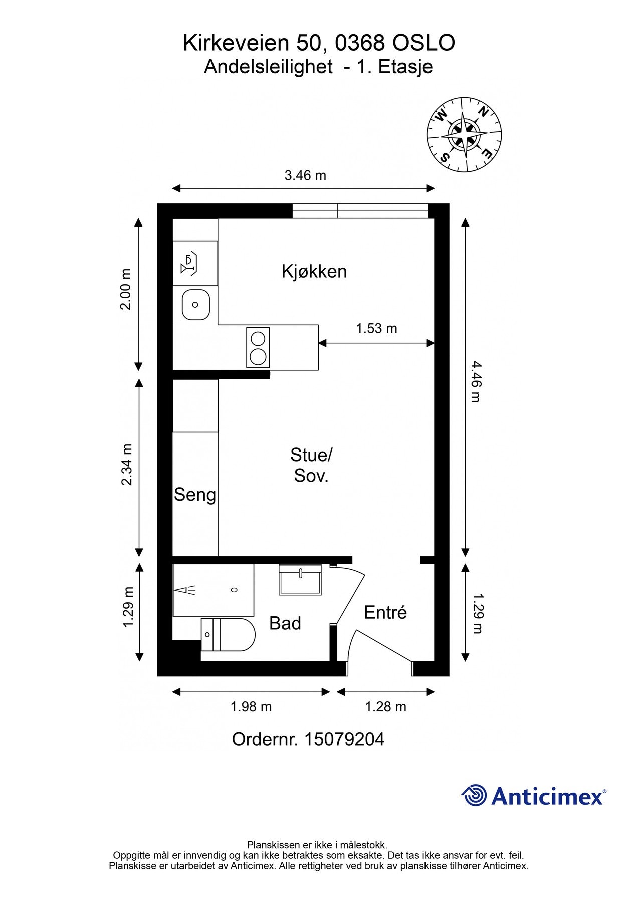 Planskisse. Galleribilde