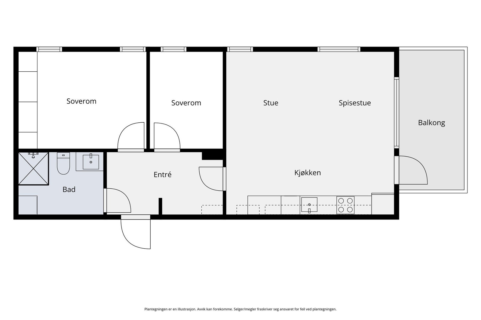 Plantegning Galleribilde