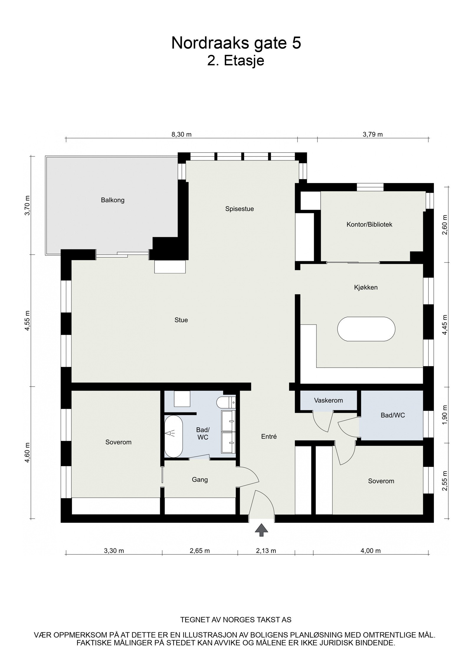 Plantegning Galleribilde