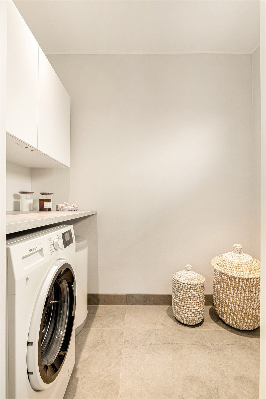 Vaskerommet finner man i enden av kjøkkenet. Praktisk! Galleribilde