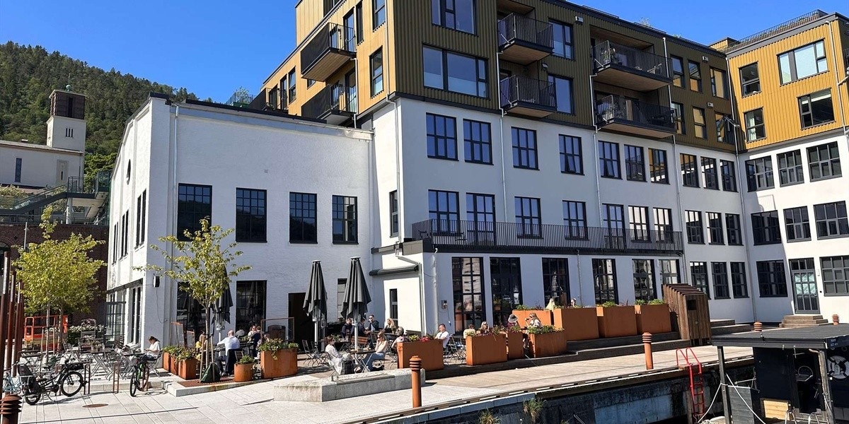 3 min gange til småbudden med Godt Brød og Kiwi Galleribilde