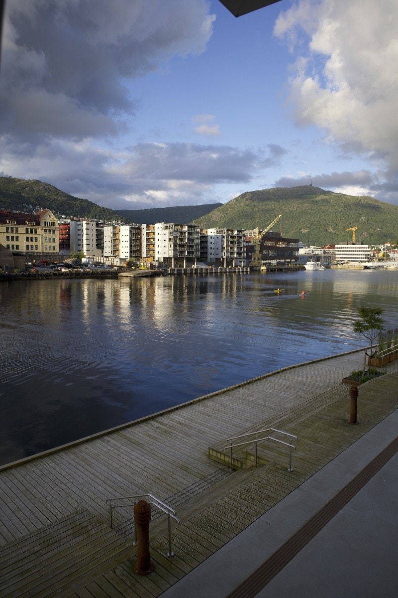 Utsikt fra terasse Galleribilde