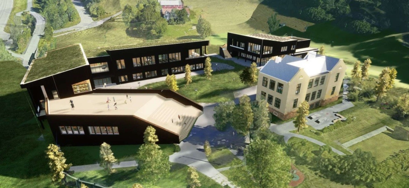 Boligen sogner til nye Klemetsrud skole med oppstart januar 2027. Galleribilde