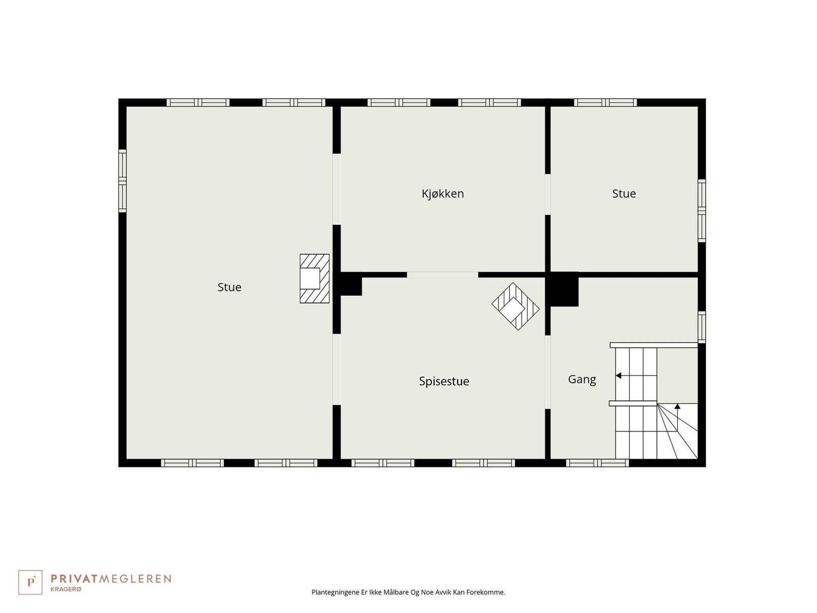 Plantegning 2.etg Galleribilde