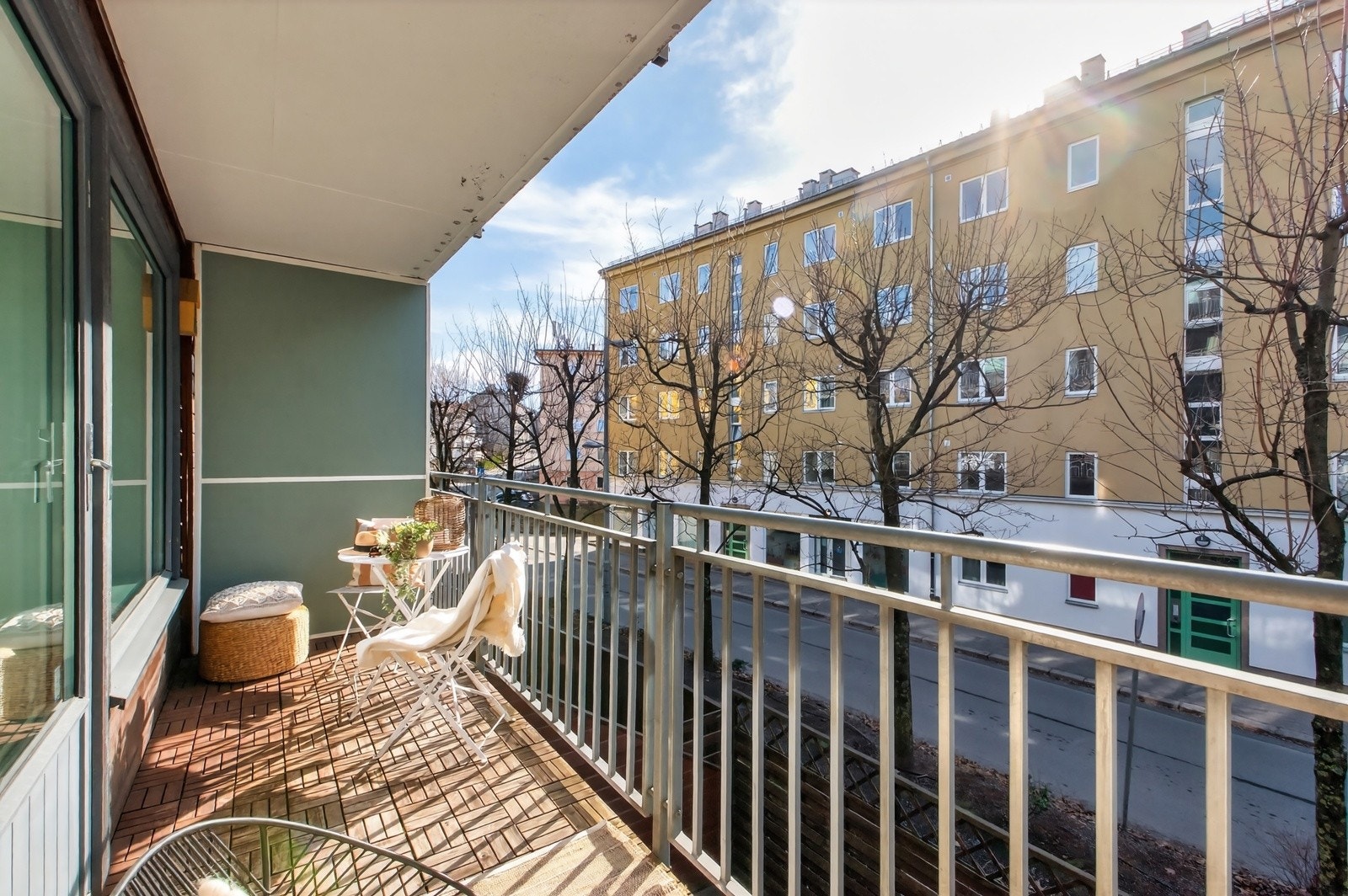 Fra stuen er det utgang til en fin balkong på ca. 7m². Galleribilde