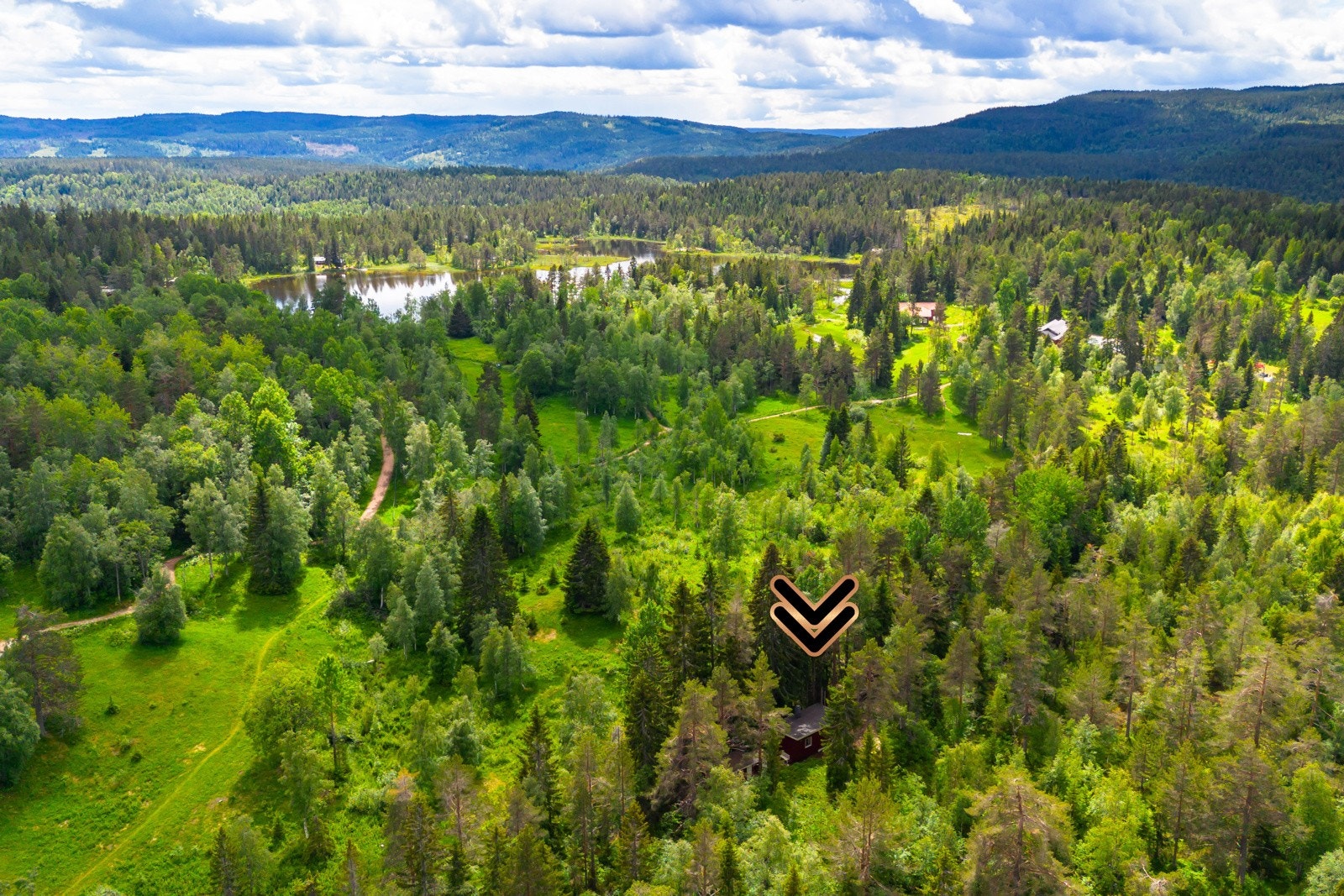 Hytta ligger i ssjernert midt i skogen, nær alle fasiliteter på Konnerud i Drammen kommune. 4 minutters gange fra SIF-hytta, hvor man parkerer. Galleribilde