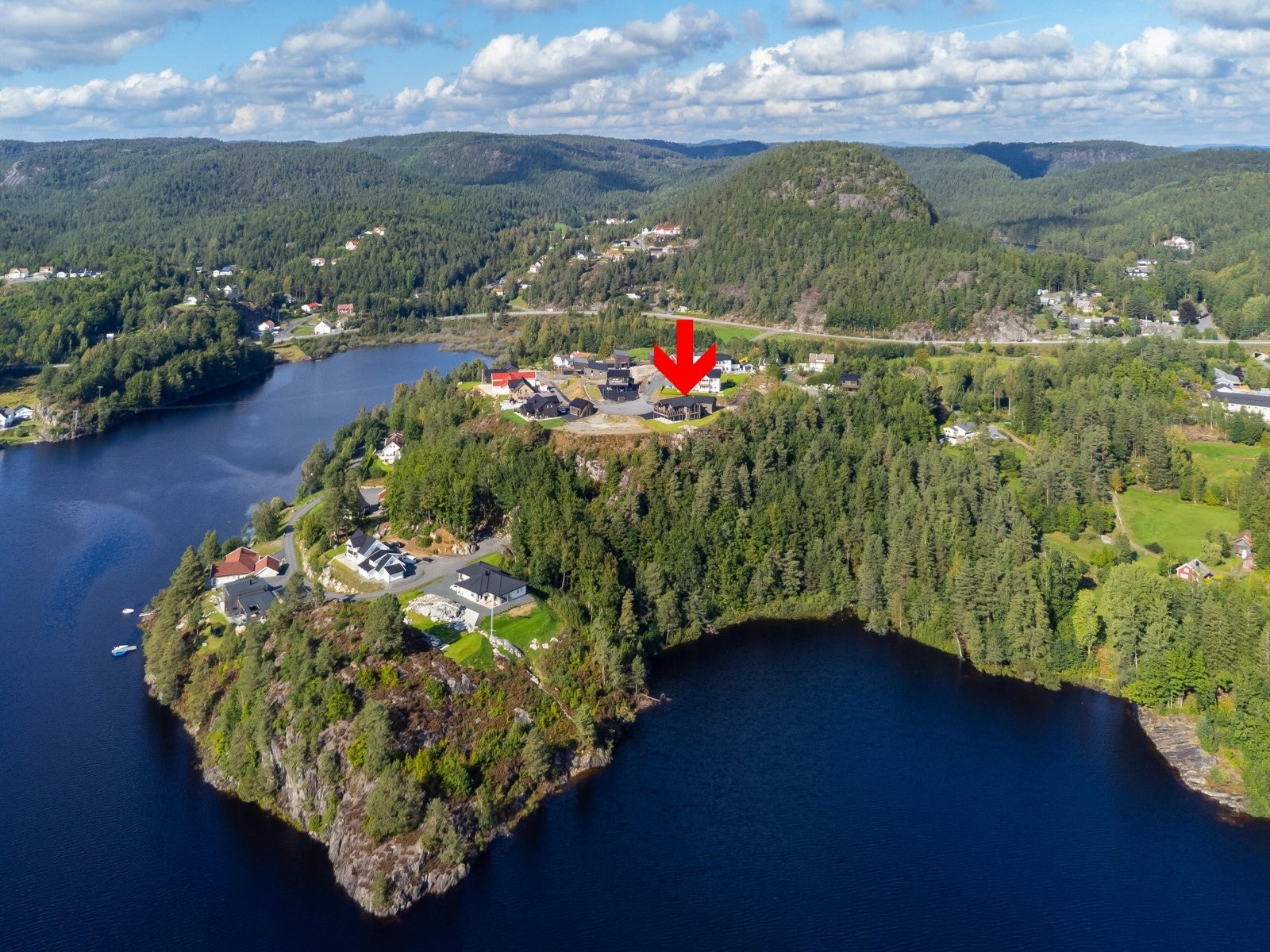 Trevanntoppen boligfelt og Trevann Galleribilde