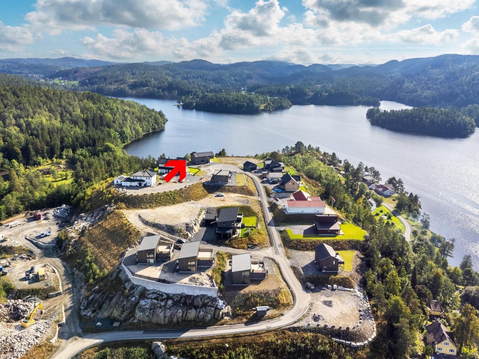 Trevanntoppen boligfelt og Trevann Galleribilde
