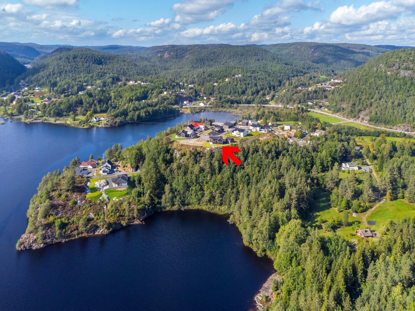 Trevanntoppen boligfelt og Trevann Galleribilde