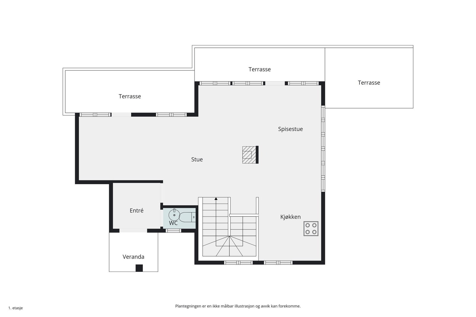 Plantegning Galleribilde