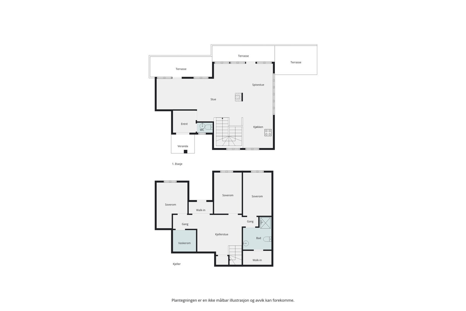 Plantegning Galleribilde