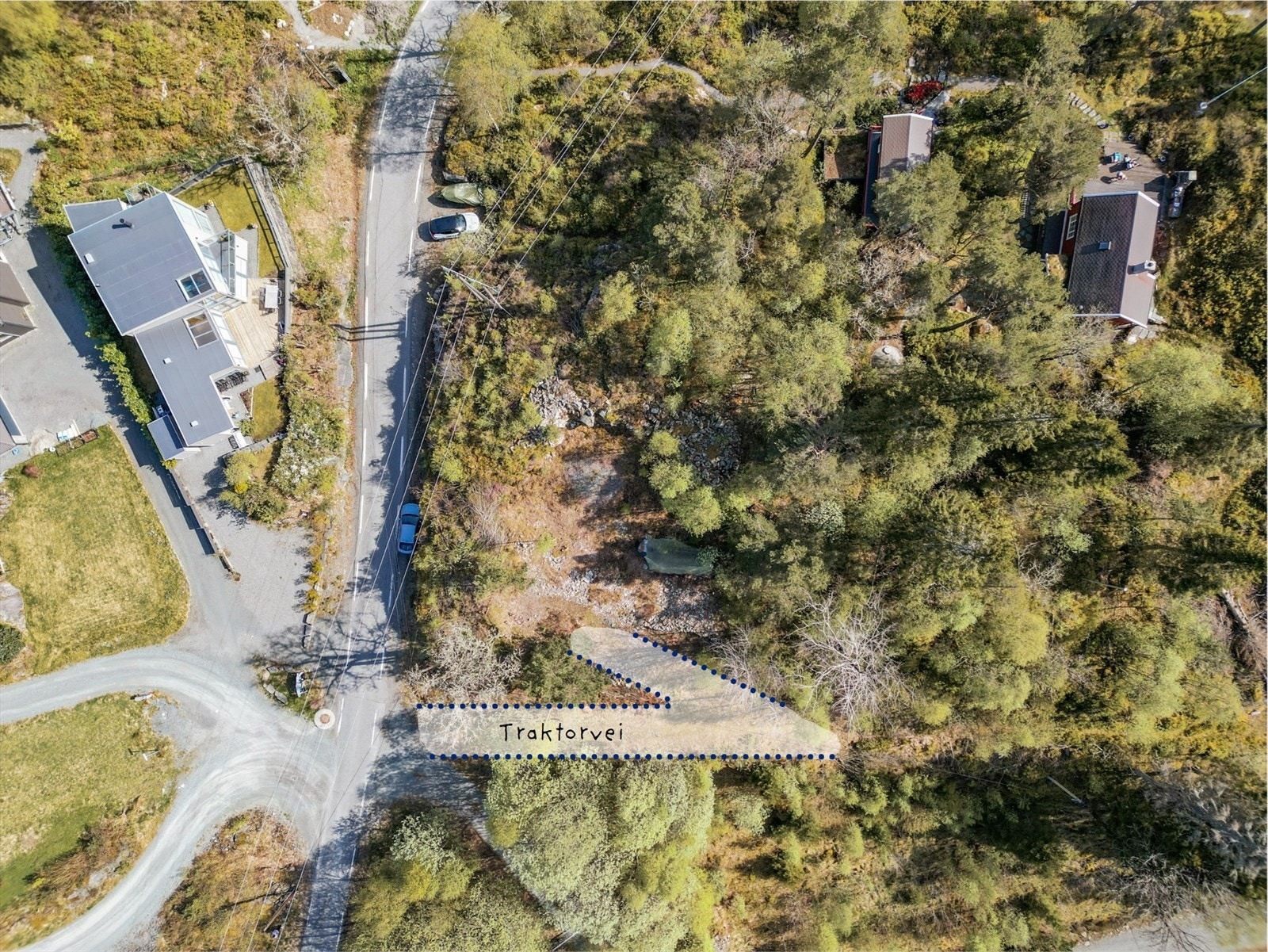 Det samme gjelder veiadkomst som er sikret gjennom tinglyst erklæring. Galleribilde