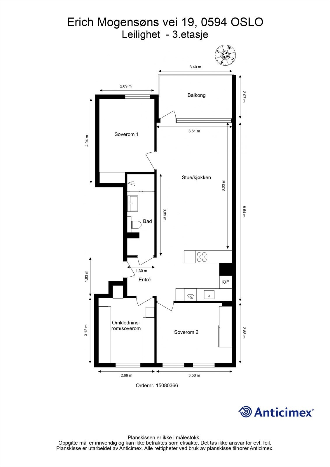Plantegning Galleribilde
