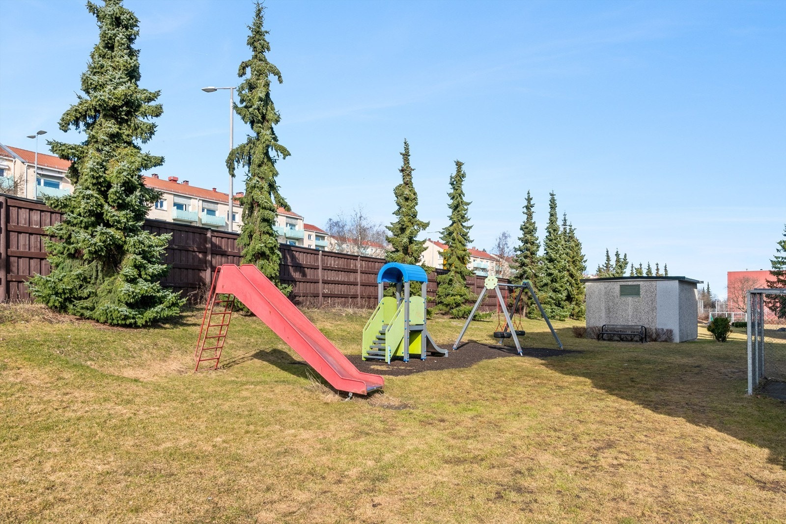 Lekeplass på fellesarealet Galleribilde