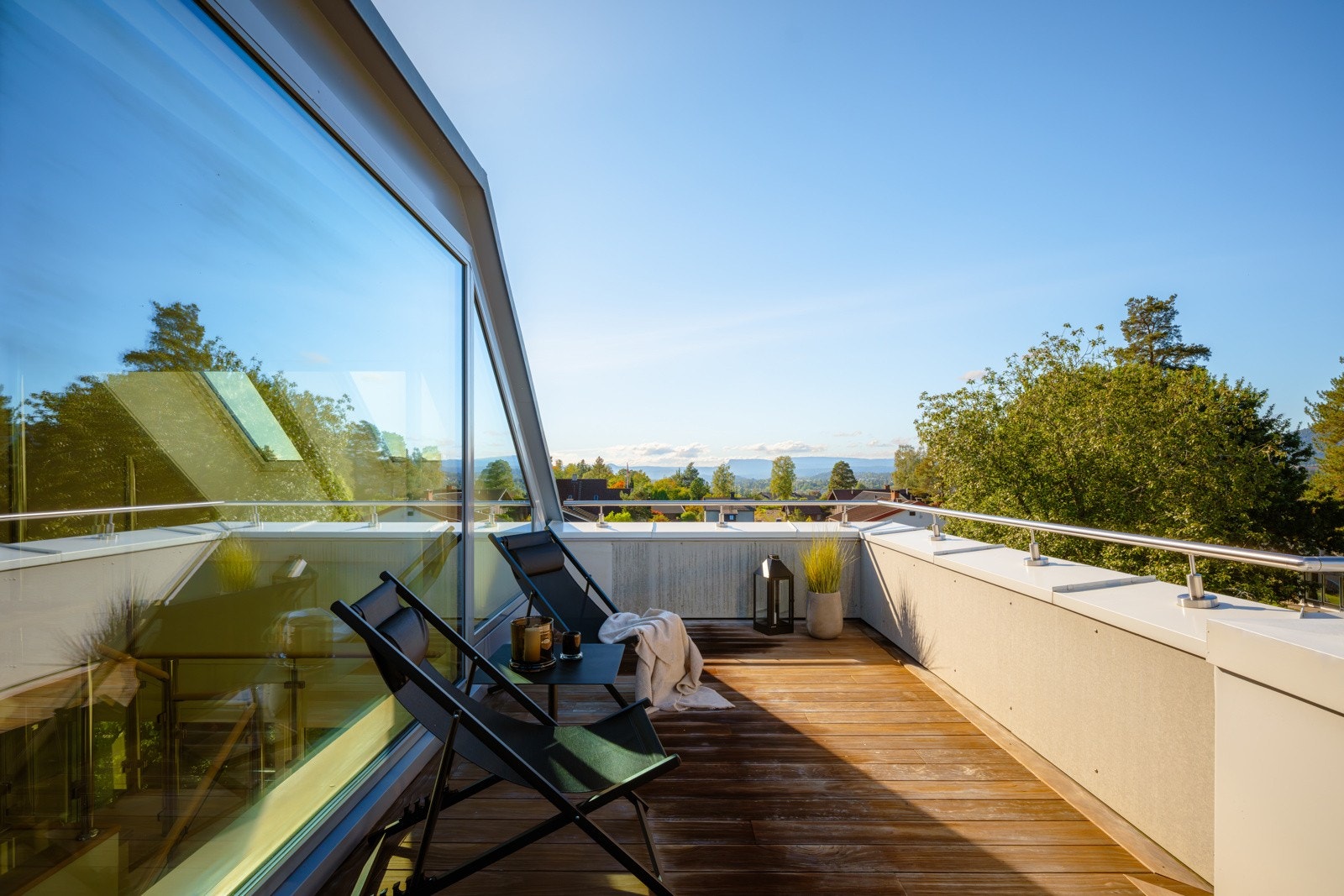 Takterrasse. Galleribilde