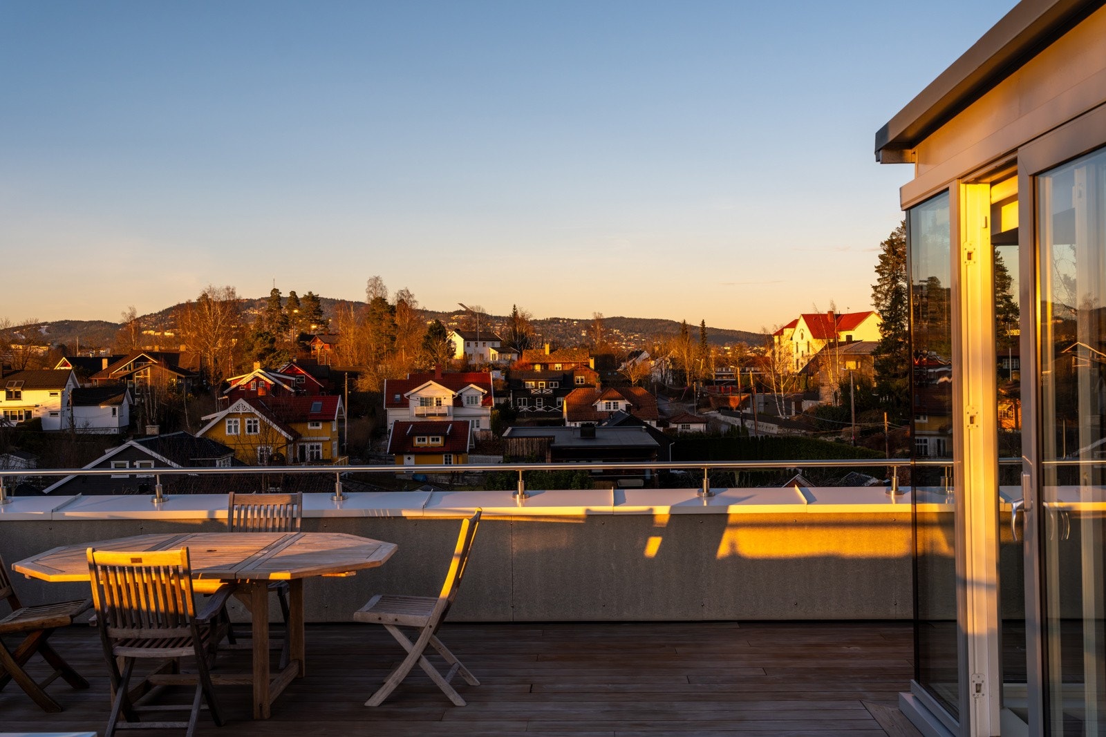 Takterrasse. Galleribilde