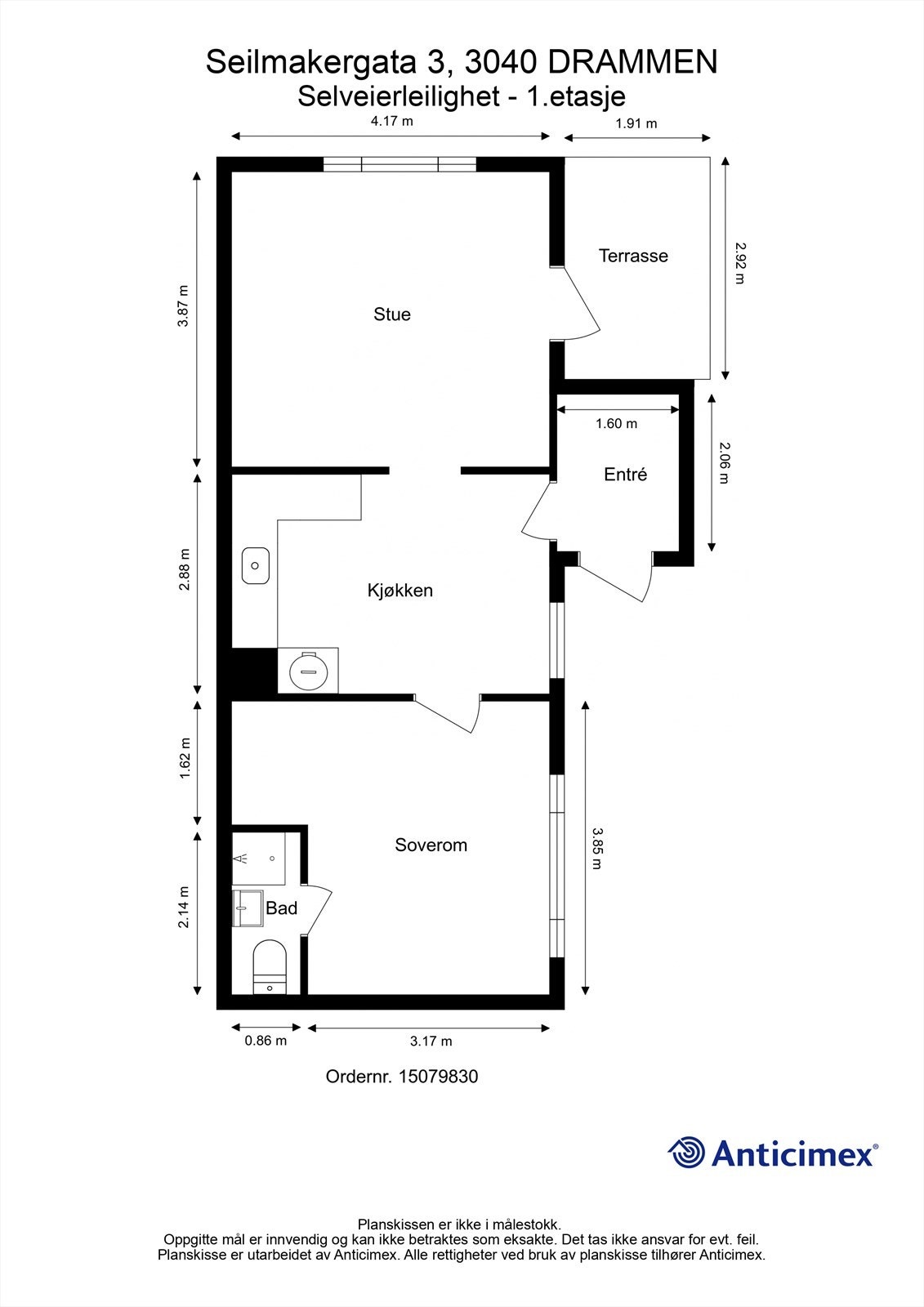 Plantegning - 1. etasje Galleribilde