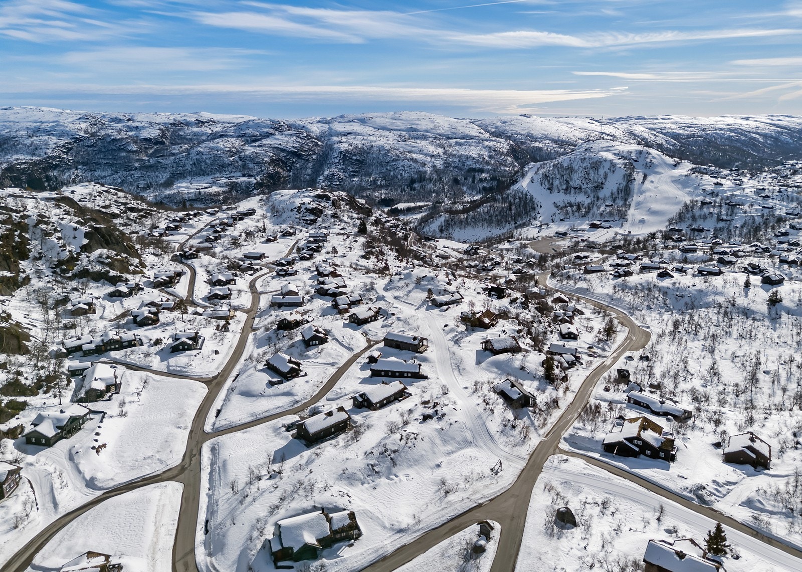 Flott og rolig hytteområdet. Galleribilde