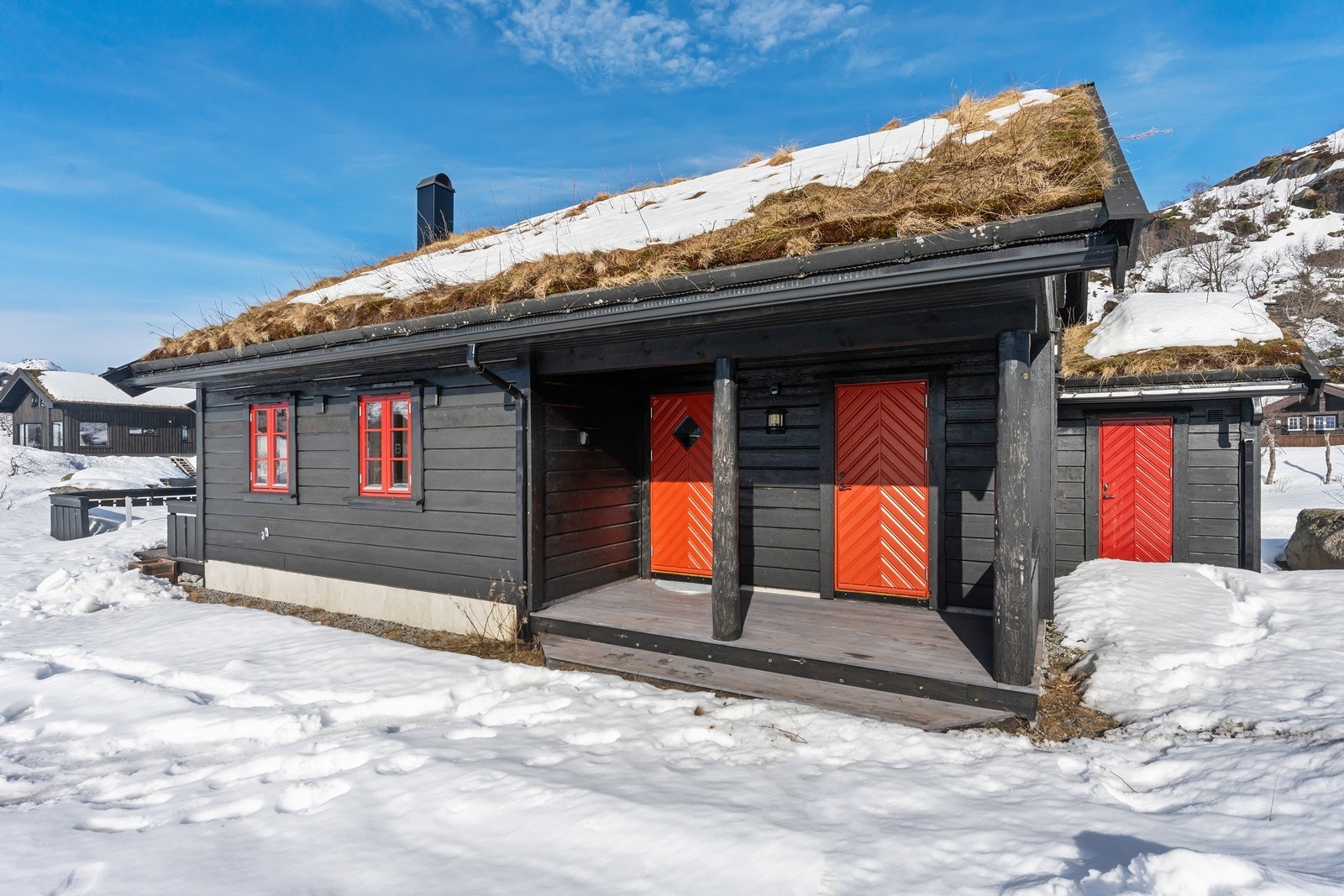 Flott vedlikeholdt hytte Galleribilde