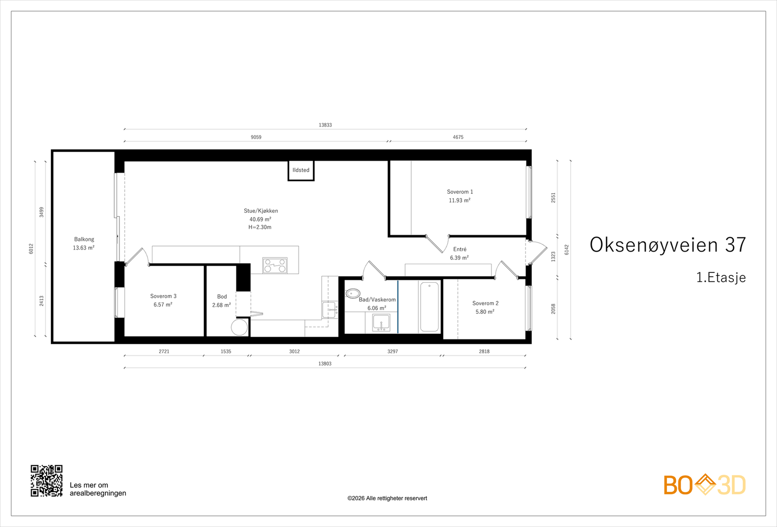 Plantegning Galleribilde