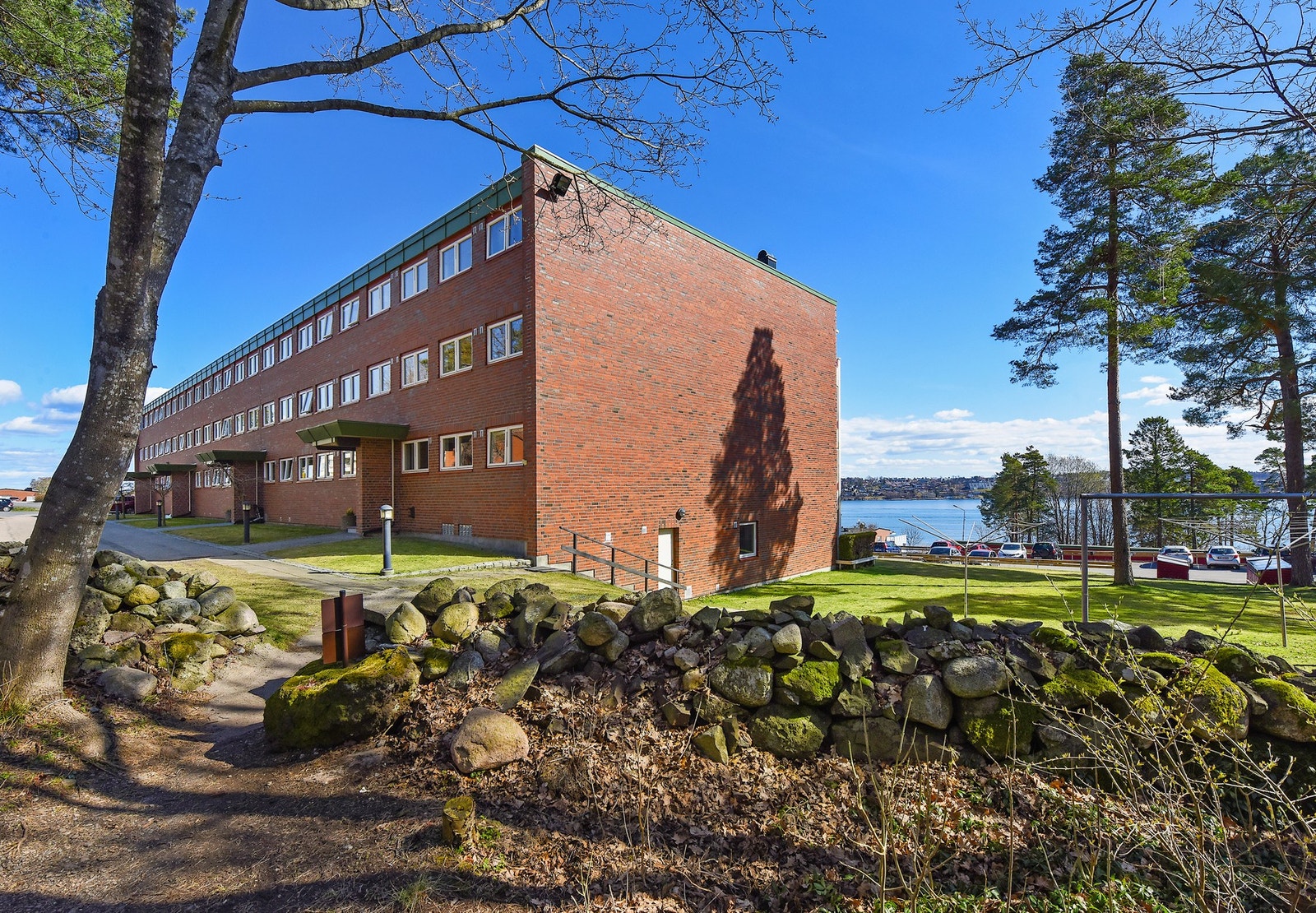 Veien til Reier barneskole er kort og nesten uten trafikk. Galleribilde