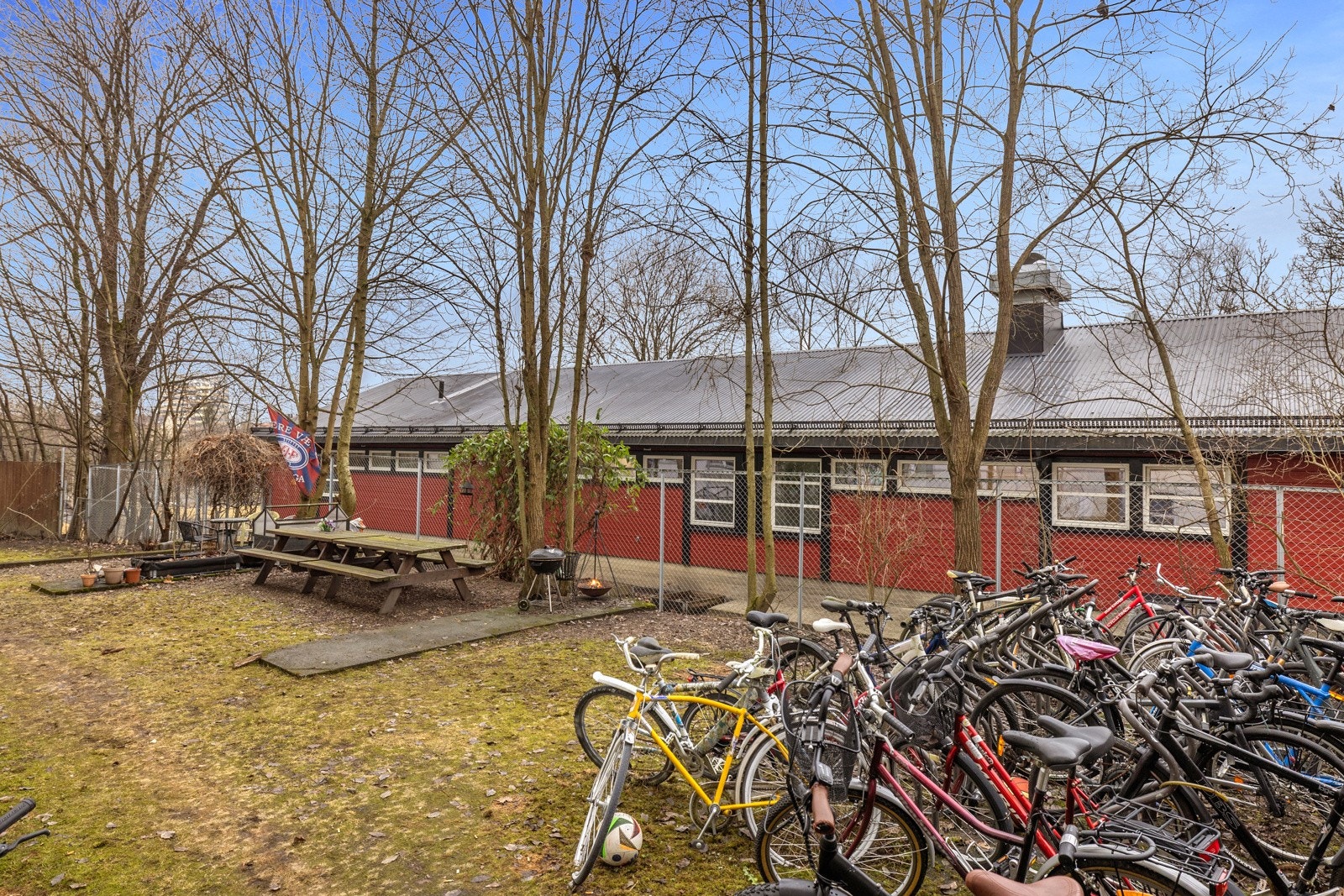 Her er det også sykkelparkering. Galleribilde