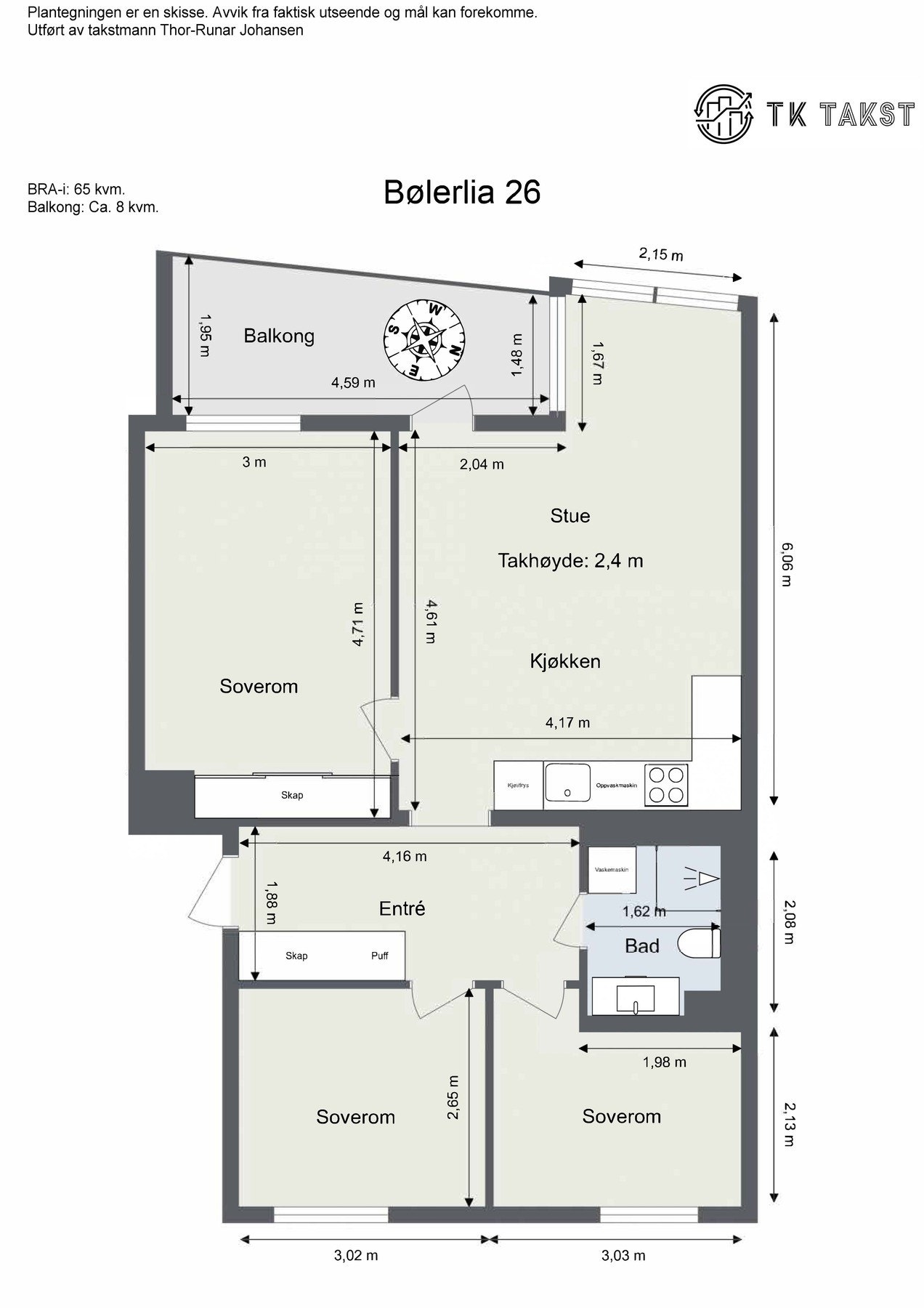 Plantegning Galleribilde