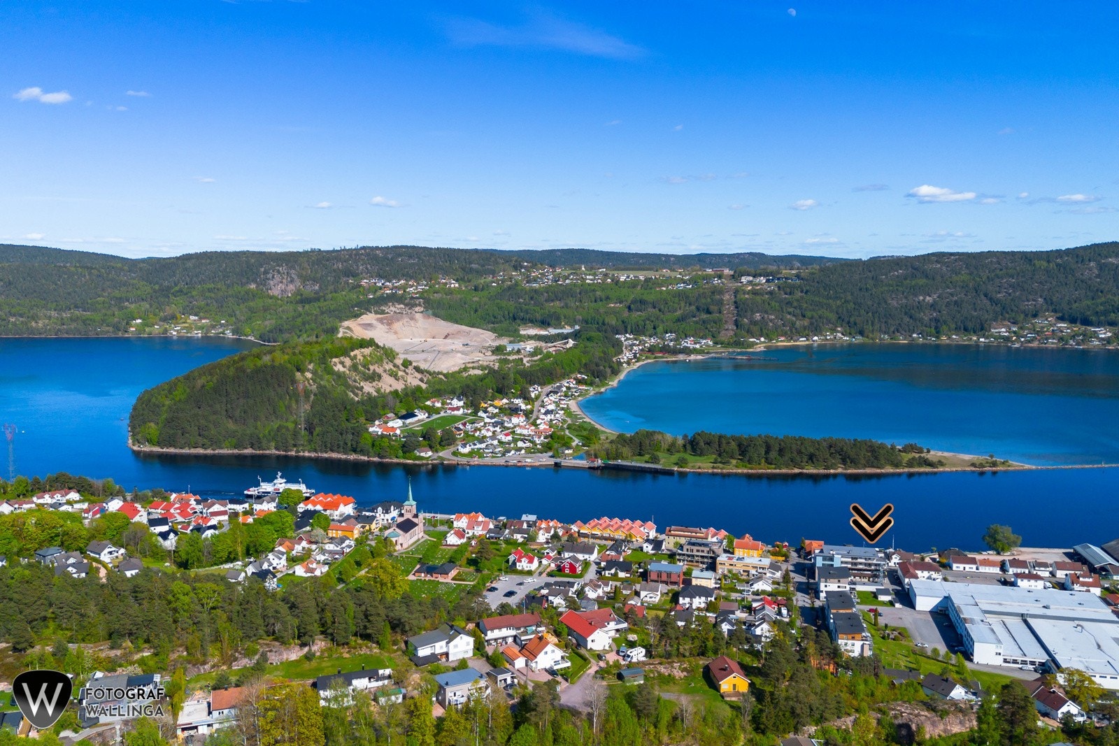Svelvik er et koselig tettsted i Drammen kommune - Norges nordligste sørlandsby Galleribilde
