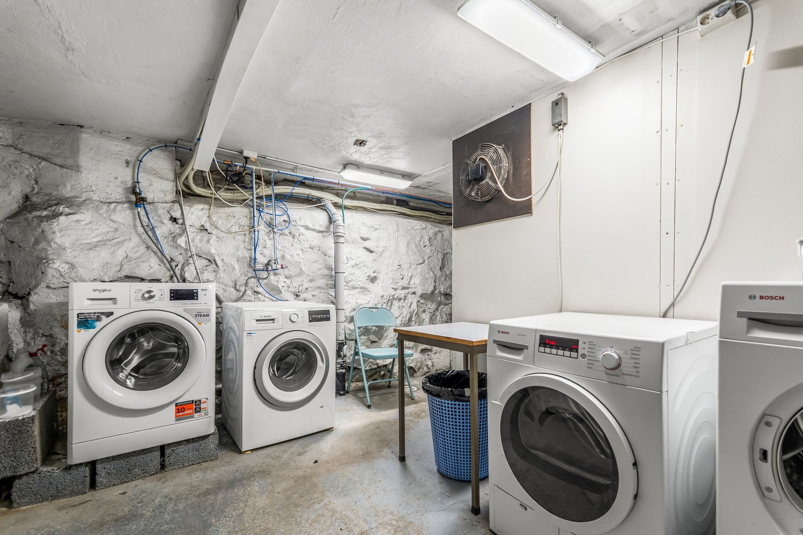 10 sekunder gange til vaskerom hvor du kan vaske gratis! Galleribilde