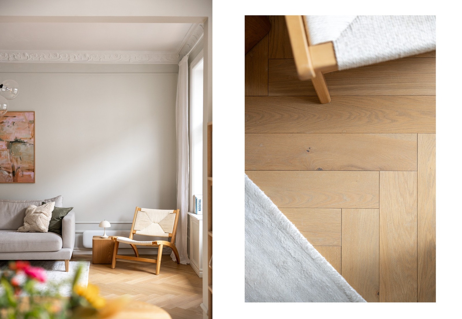 Terskelfritt mellom flere rom. Galleribilde