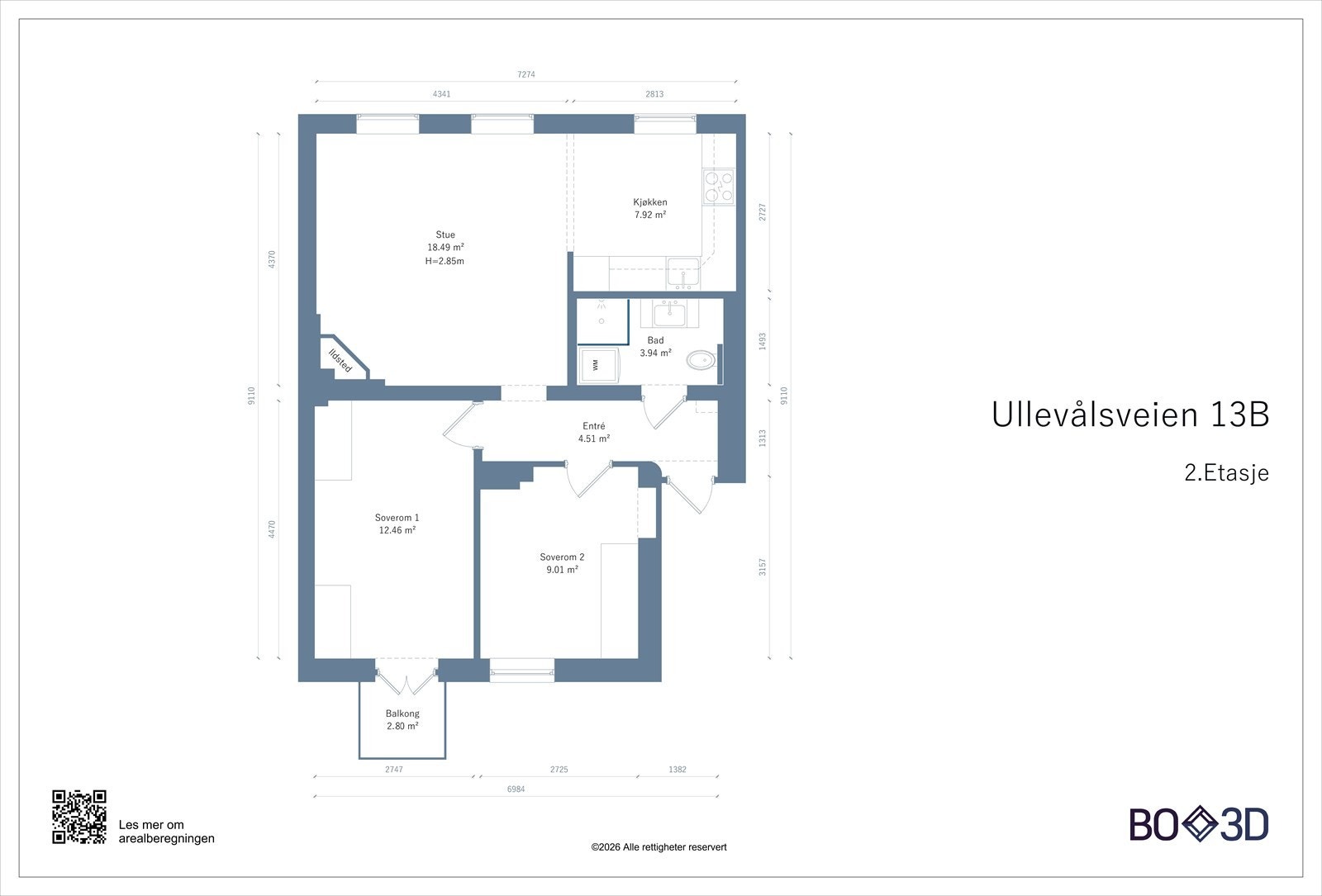 Plantegning. Galleribilde