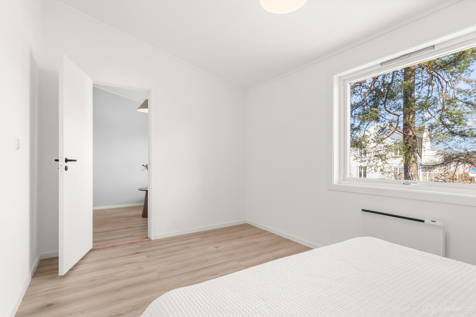 Soverom med 1-stavs laminatgulv i 2026 Galleribilde