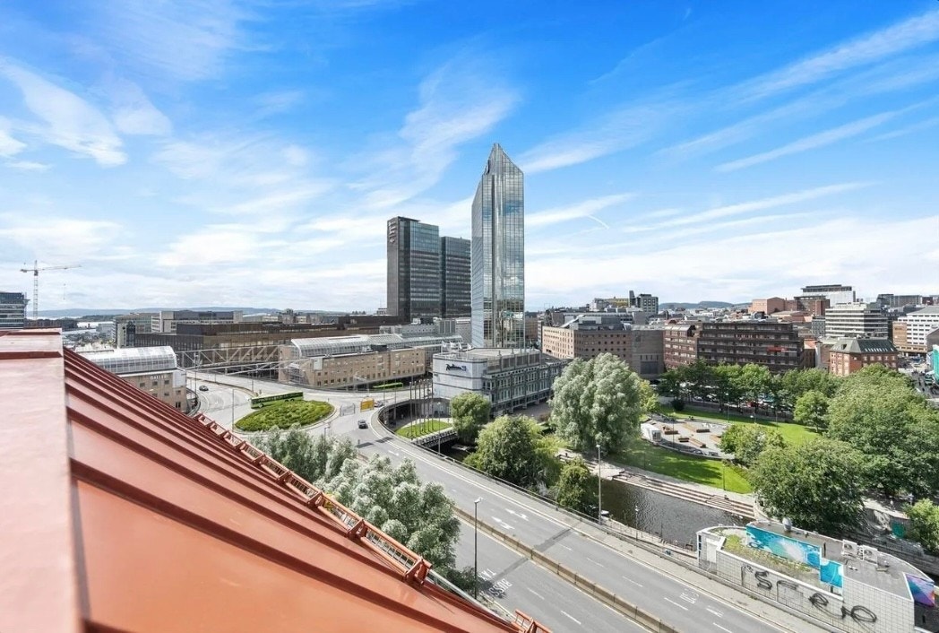 Felles takterrasse med utsikt Galleribilde