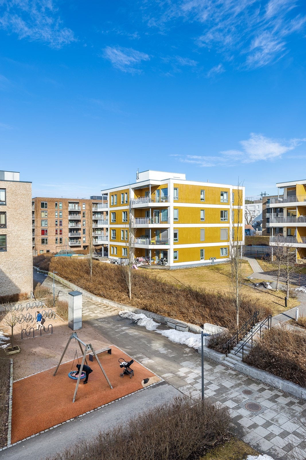 Utsikt fra balkongen Galleribilde