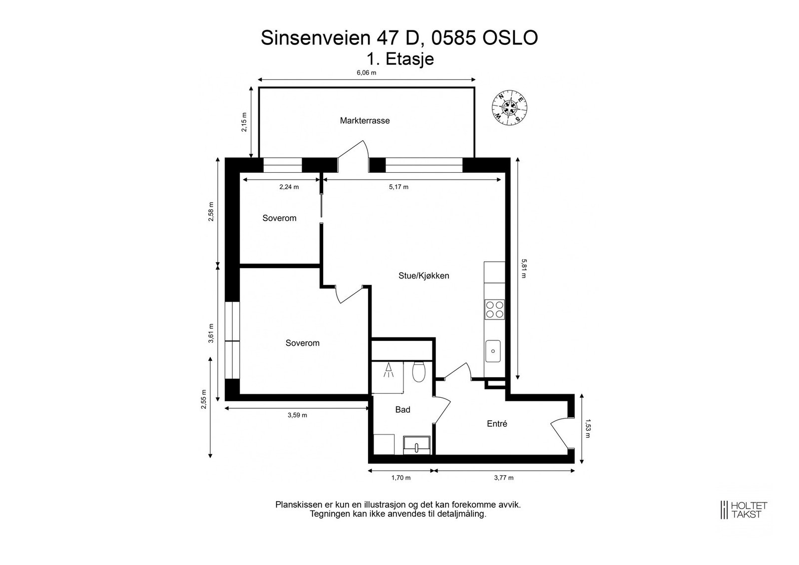 Gjennomgående og god planløsning Galleribilde