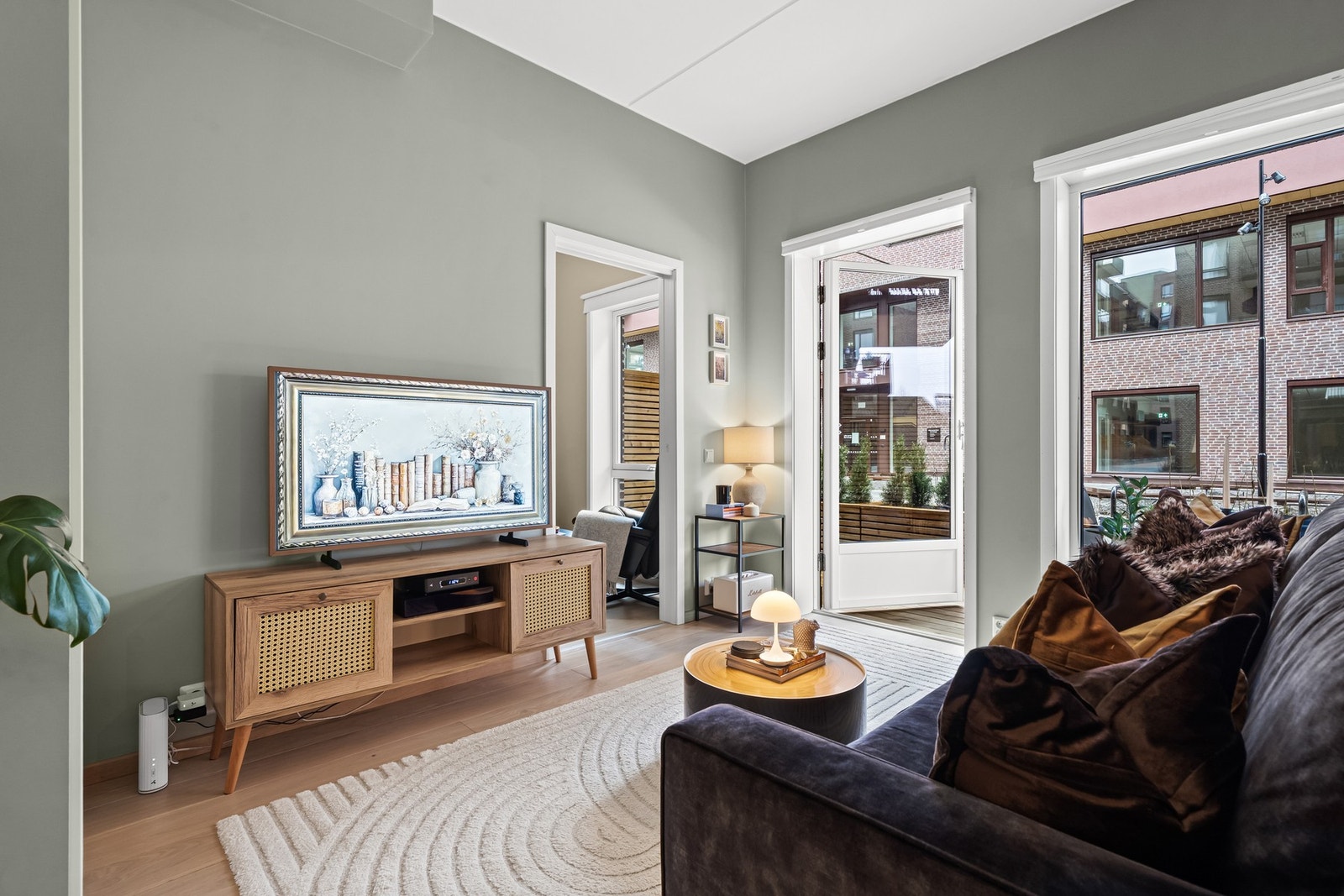 Det er opplegg for tv/fibernett som er inkludert i fellesutgiftene Galleribilde