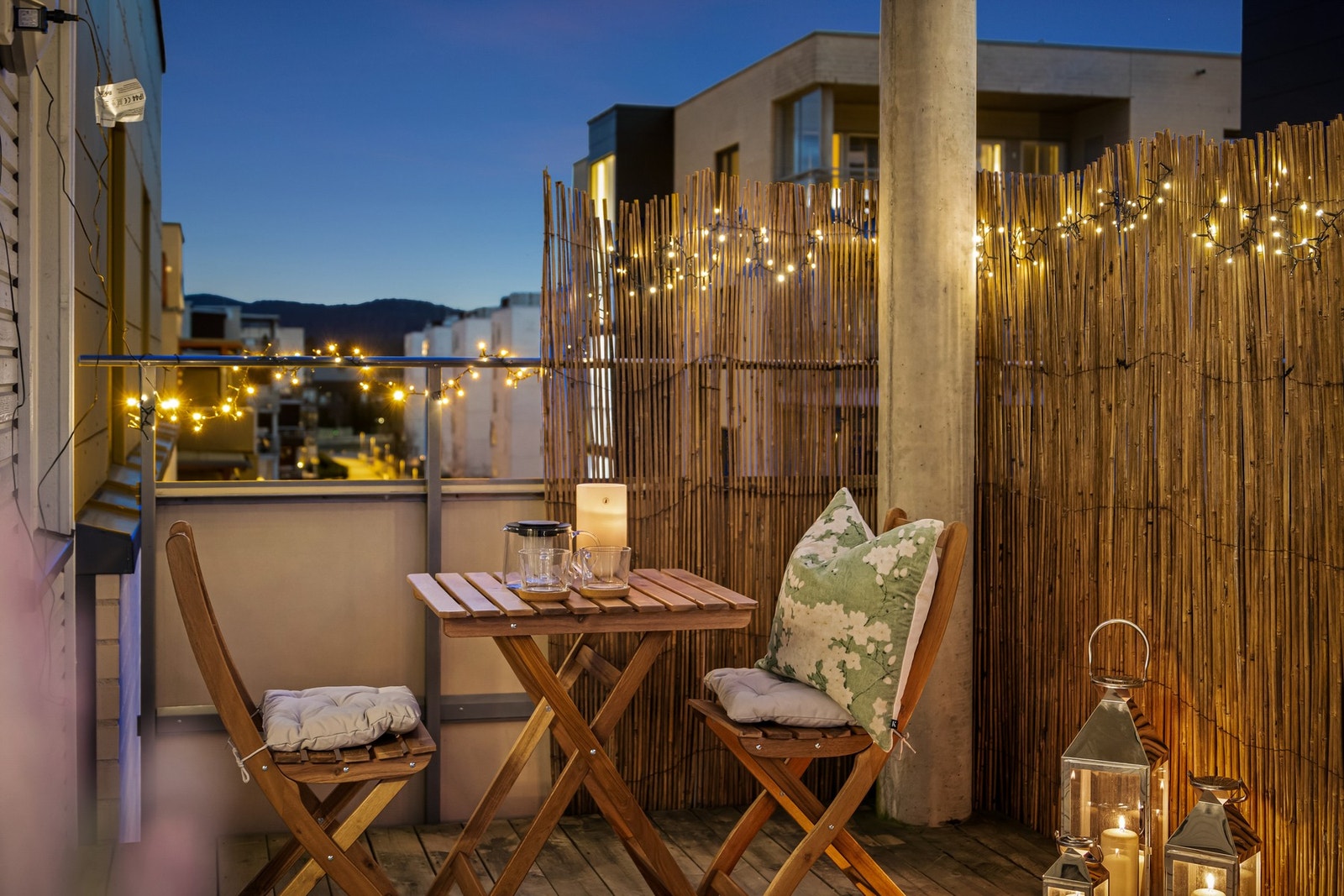 Det er lov med gass-/elektrisk grill på balkongen Galleribilde