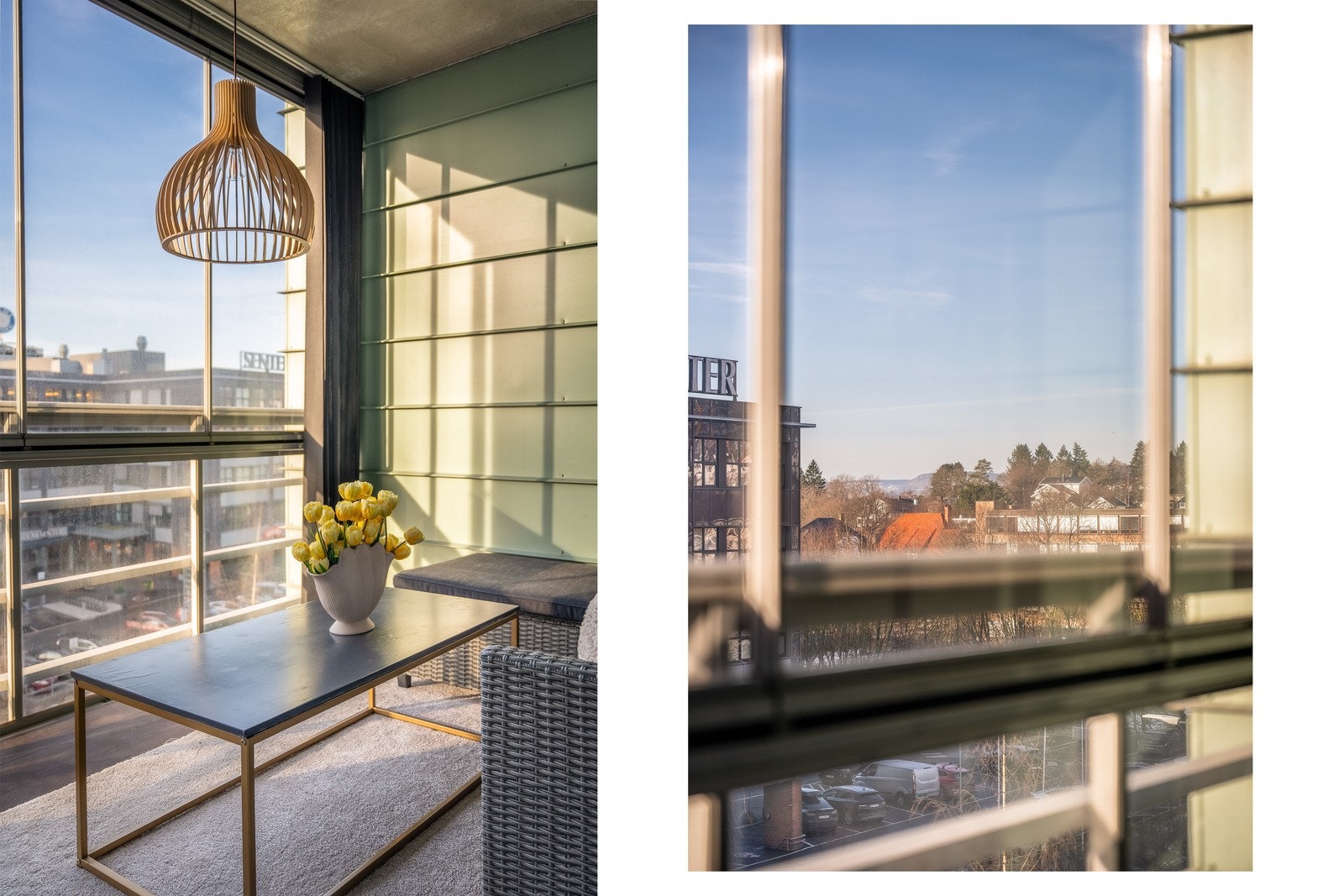 Skyveglassene kan åpnes etter behov, og gir fleksibilitet mellom inne- og utefølelse. Galleribilde