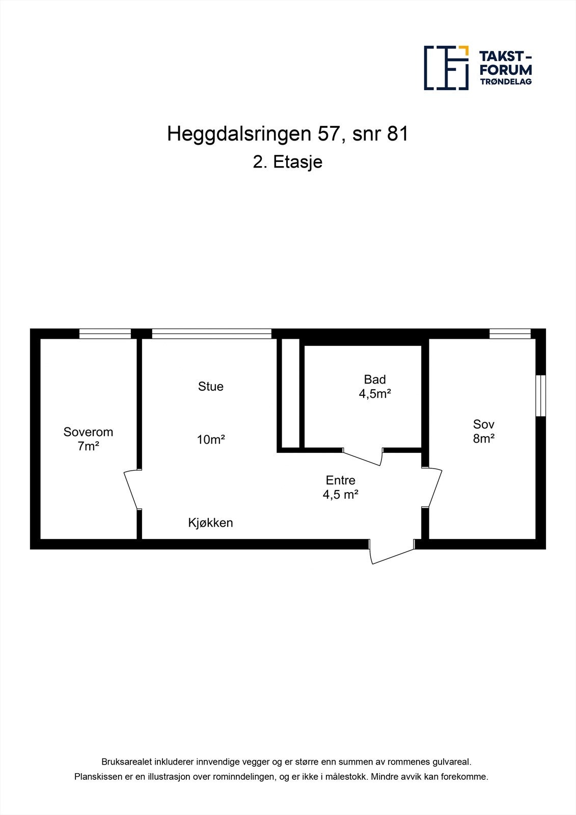 Planskisse 2. etasje. Galleribilde