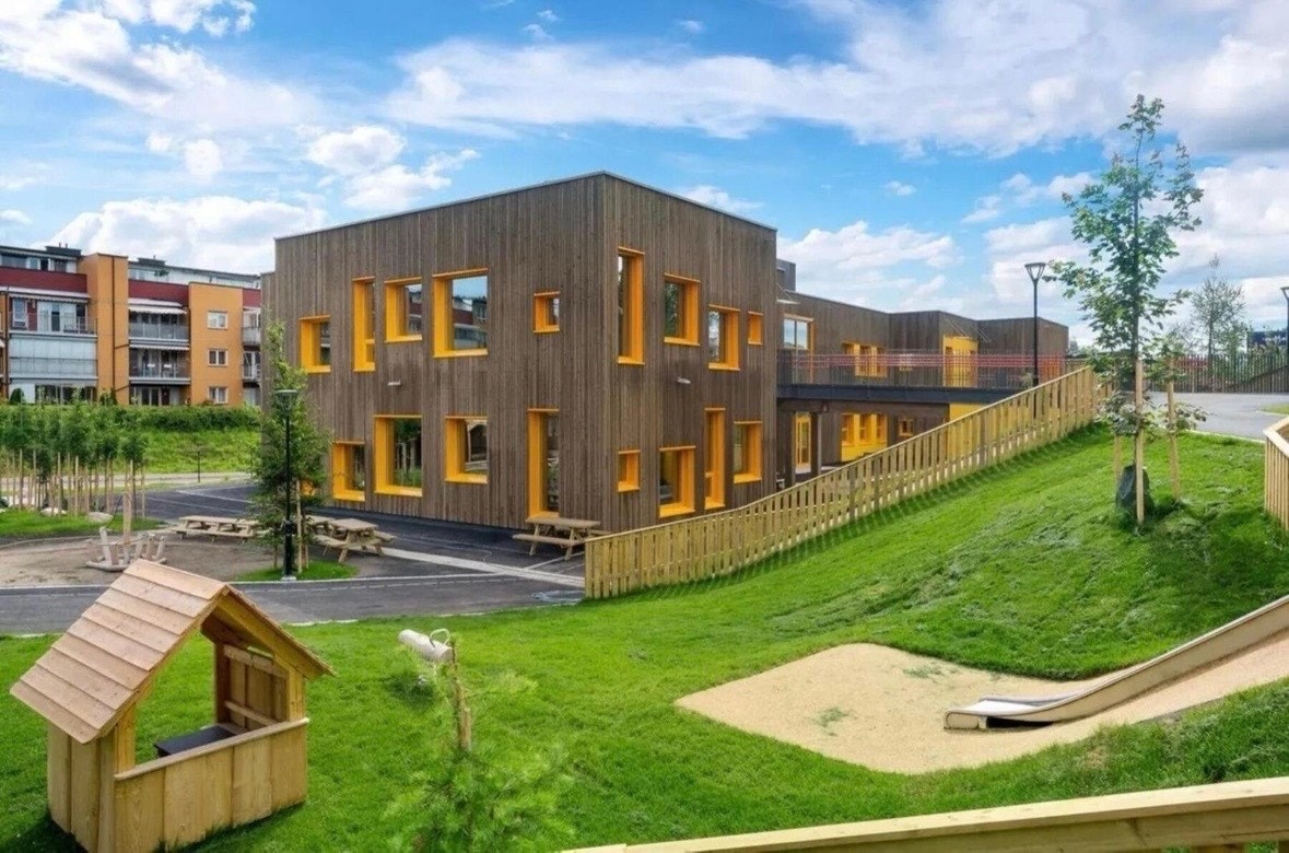 I nærområdet finnes det flere barnehager, herunder Vollebekk barnehage, Lunden barnehage, Bjerkedalen barnehage og Sisiktoppen barnehage. Galleribilde
