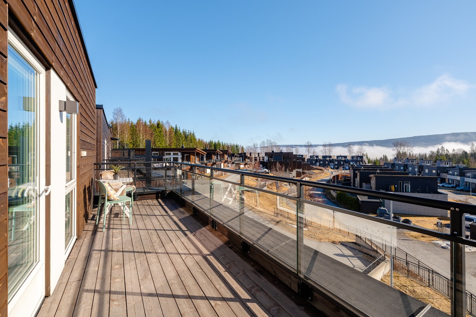 Den andre takterrassen er på 12 kvm. Galleribilde