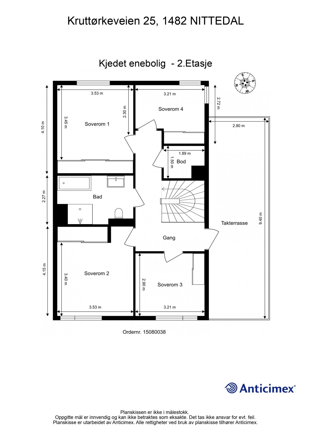 Plantegning 2. etasje. Galleribilde