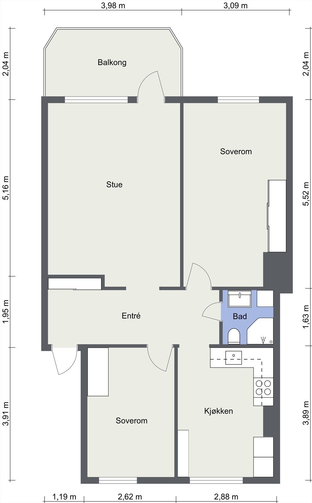 Dagens planløsning Galleribilde