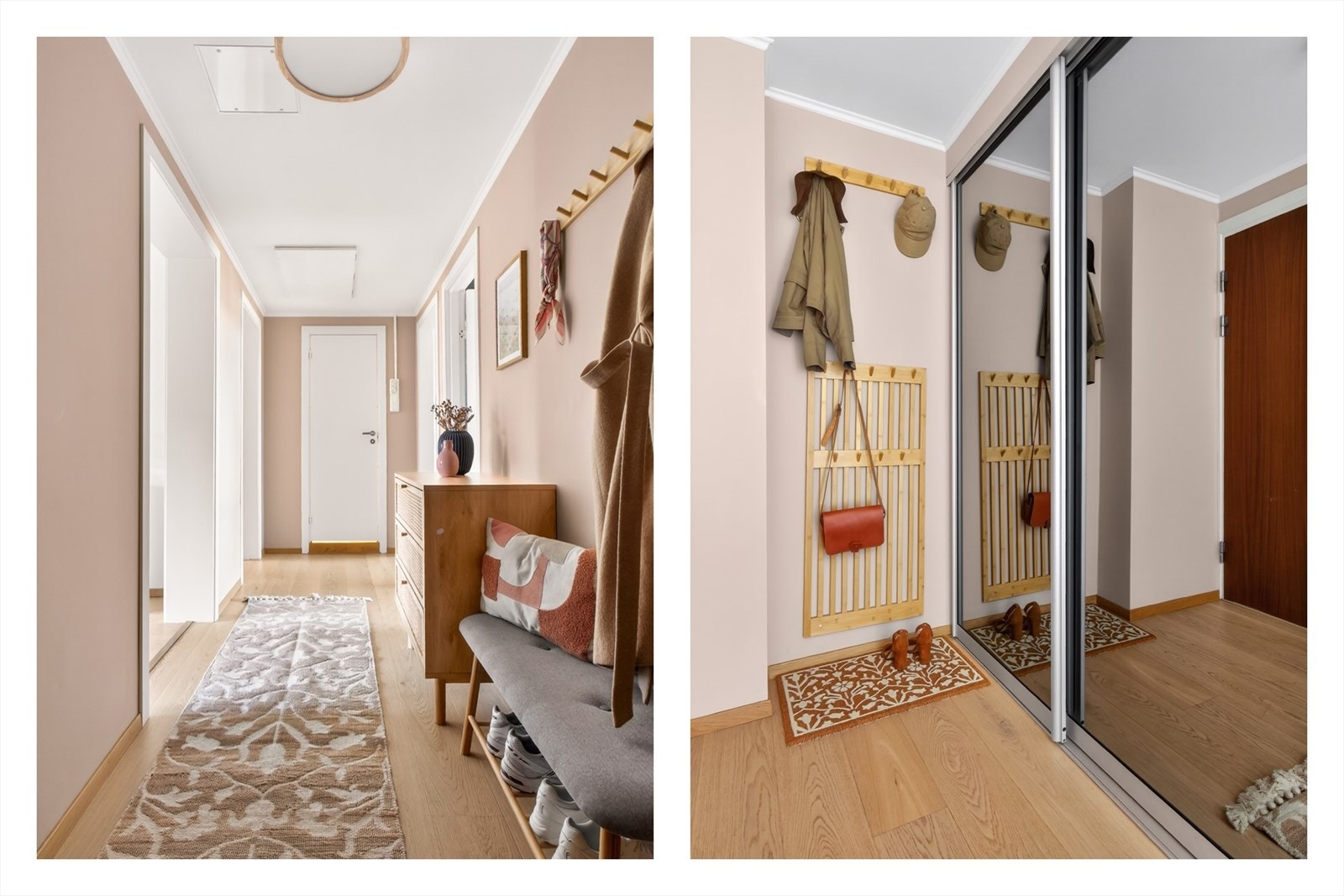 Romslig og innbydende gang/entré med masse plass til kles -/og skoavheng Galleribilde